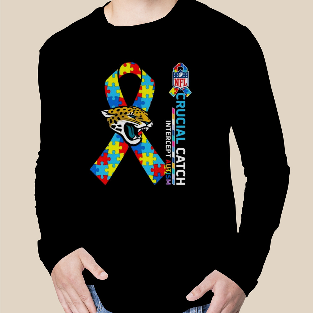 Carolina Panthers Crucial Catch Intercept Autism T-shirt - REVER LAVIE