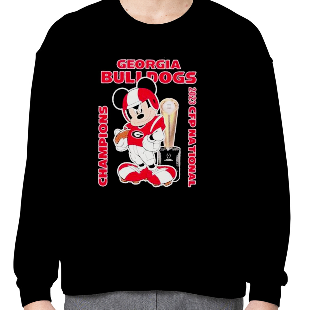 Georgia Bulldogs National Championship 2023 Mickey Mouse Cup Shirt