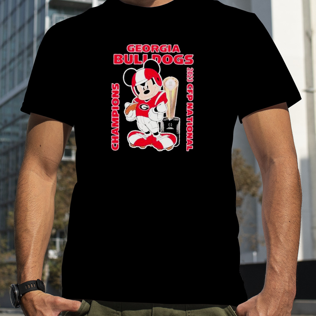 Mickey Mouse Georgia Bulldogs CFP National Champions 2023 Shirt
