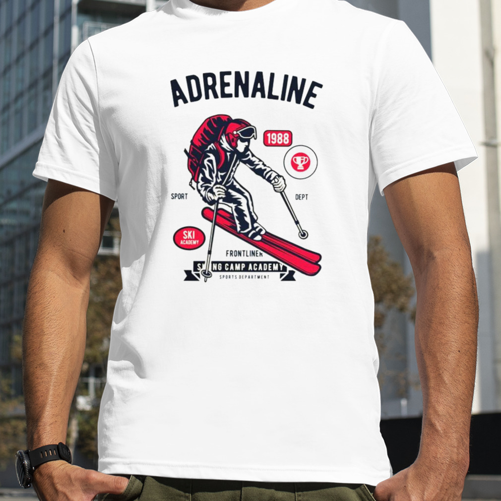 Adrenaline extreme ski swing camp academy shirt
