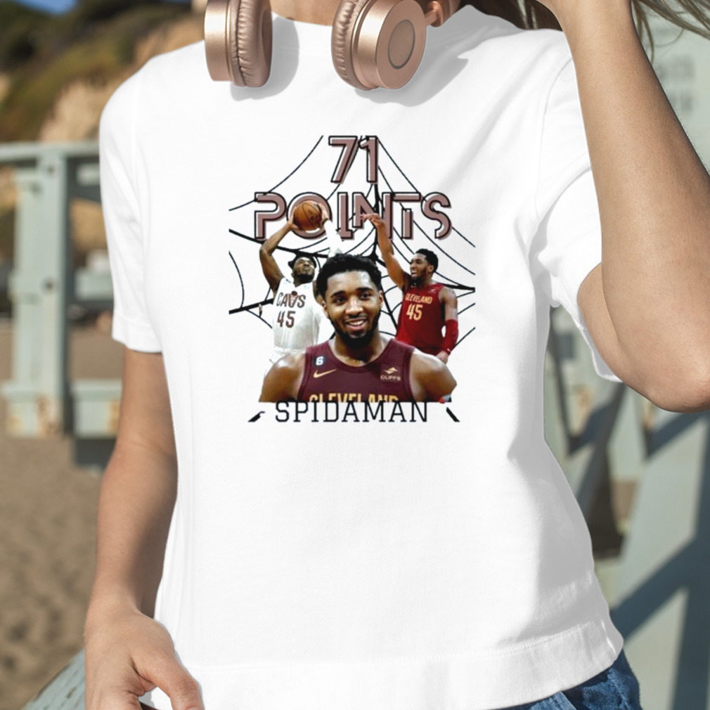 Cleveland Cavaliers Donovan Mitchell Shirt, Spida Mitchell Vintage Shirt -  T-shirts Low Price