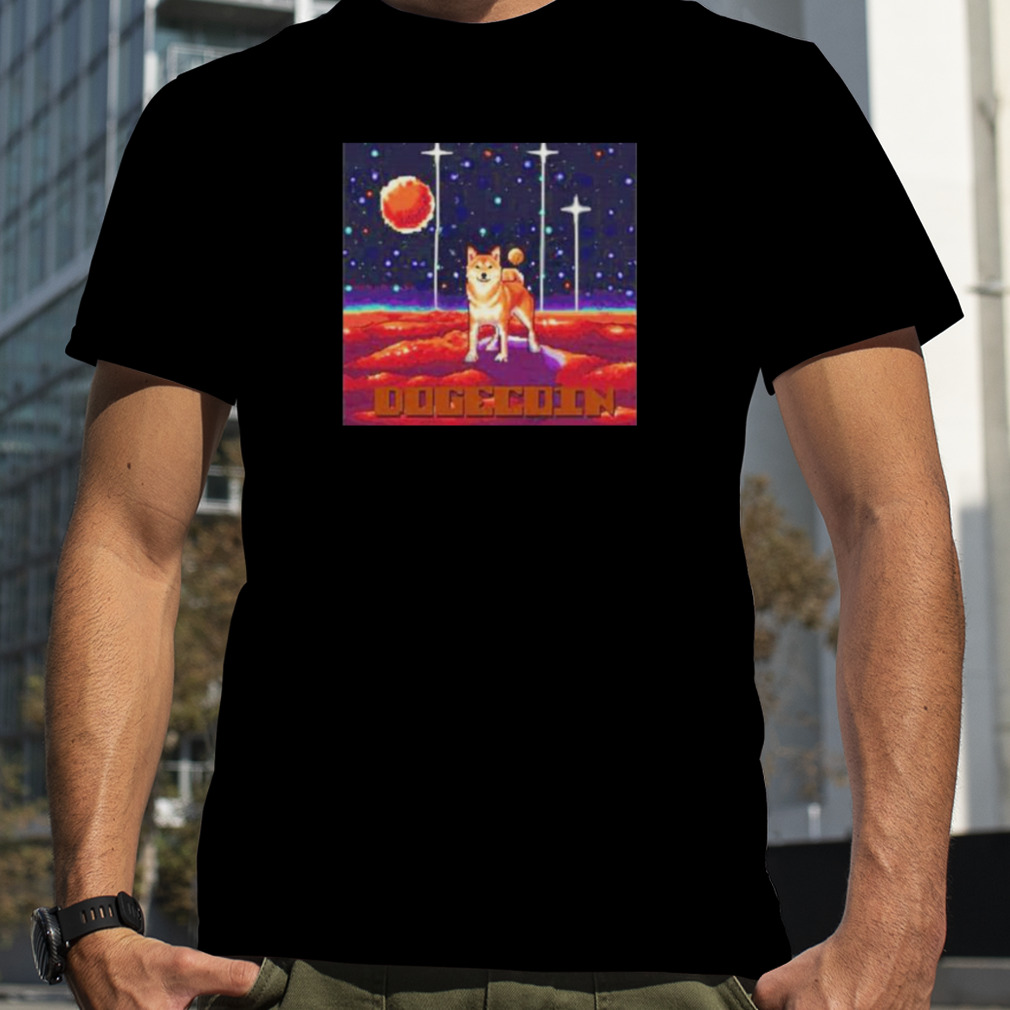 Top dogecoin on Mars shirt