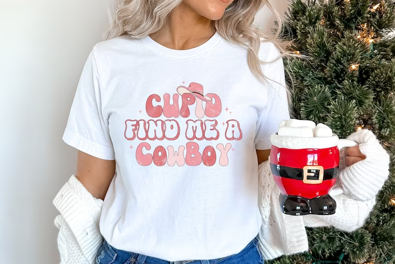 Cupid Find Me A Cowboy Shirt