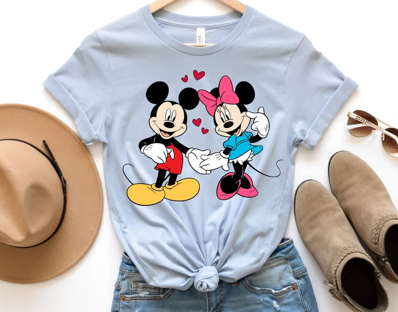Mickey and Minnie Cute Lover Shirt