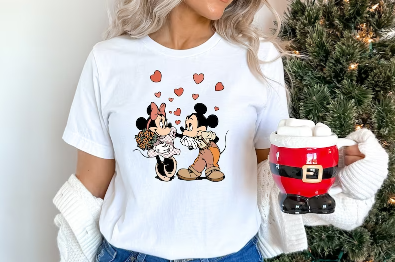 Mickey and Minnie Valentine Shirt