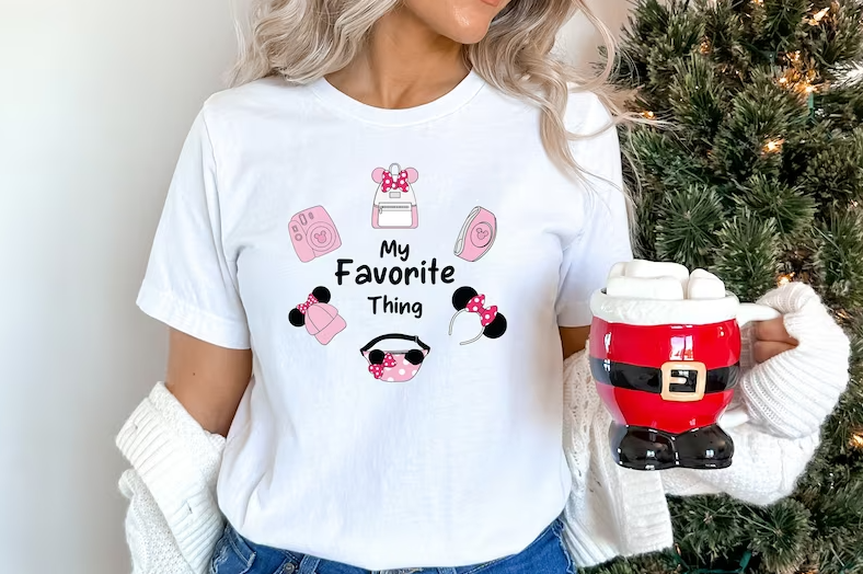 My Favorite Things Shier Disney Minnie Shirt