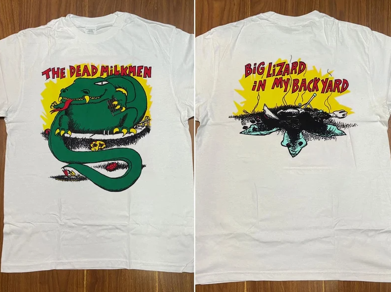 1985 Dead Milkmen - Big Lizard In My Backyard T-Shirt