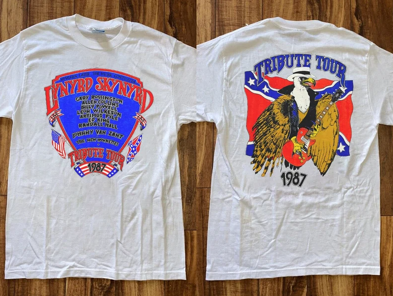 1987 Lynyrd Skynyrd Tribute Tour Concert T-Shirt