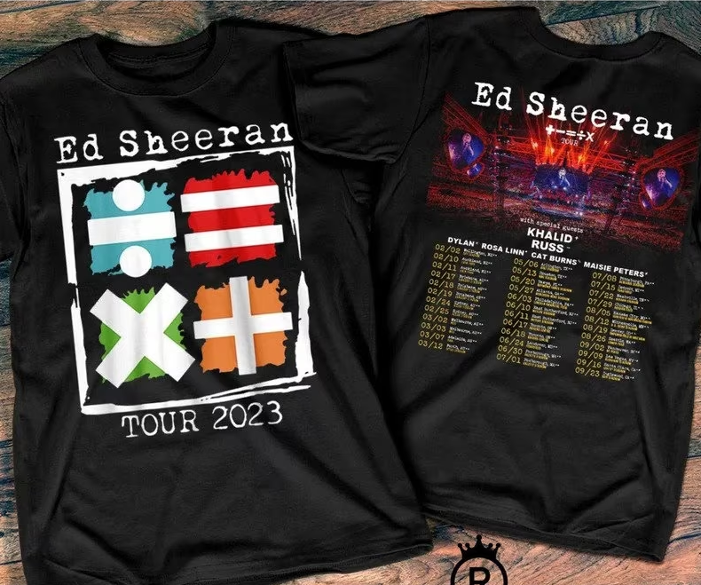Ed Sheeran Mathematics Tour Australia - US 2023 T-Shirt