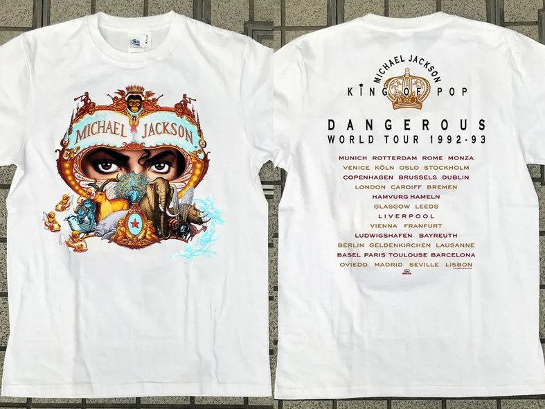 Michael Jackson Dangerous World Tour 1992-93 T-Shirt