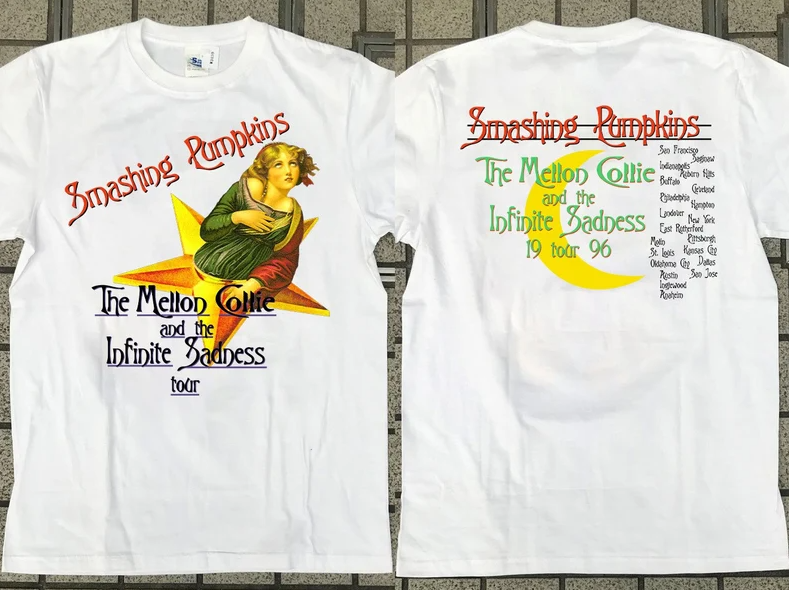 Smashing Pumpkins The Mellon Collie and the Infinite Sadness Tour 1996 T-Shirt