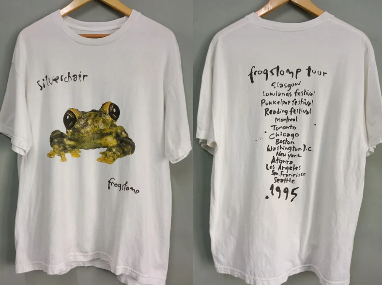 Vintage Silverchair Frogstomp Tour 1995 Bootleg T-Shirt