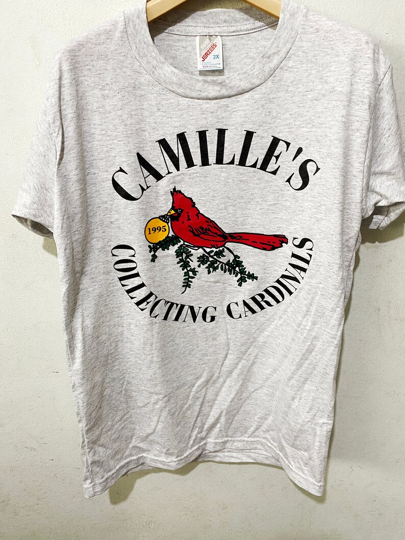Vintage 90s Cardinal Bird Shirt