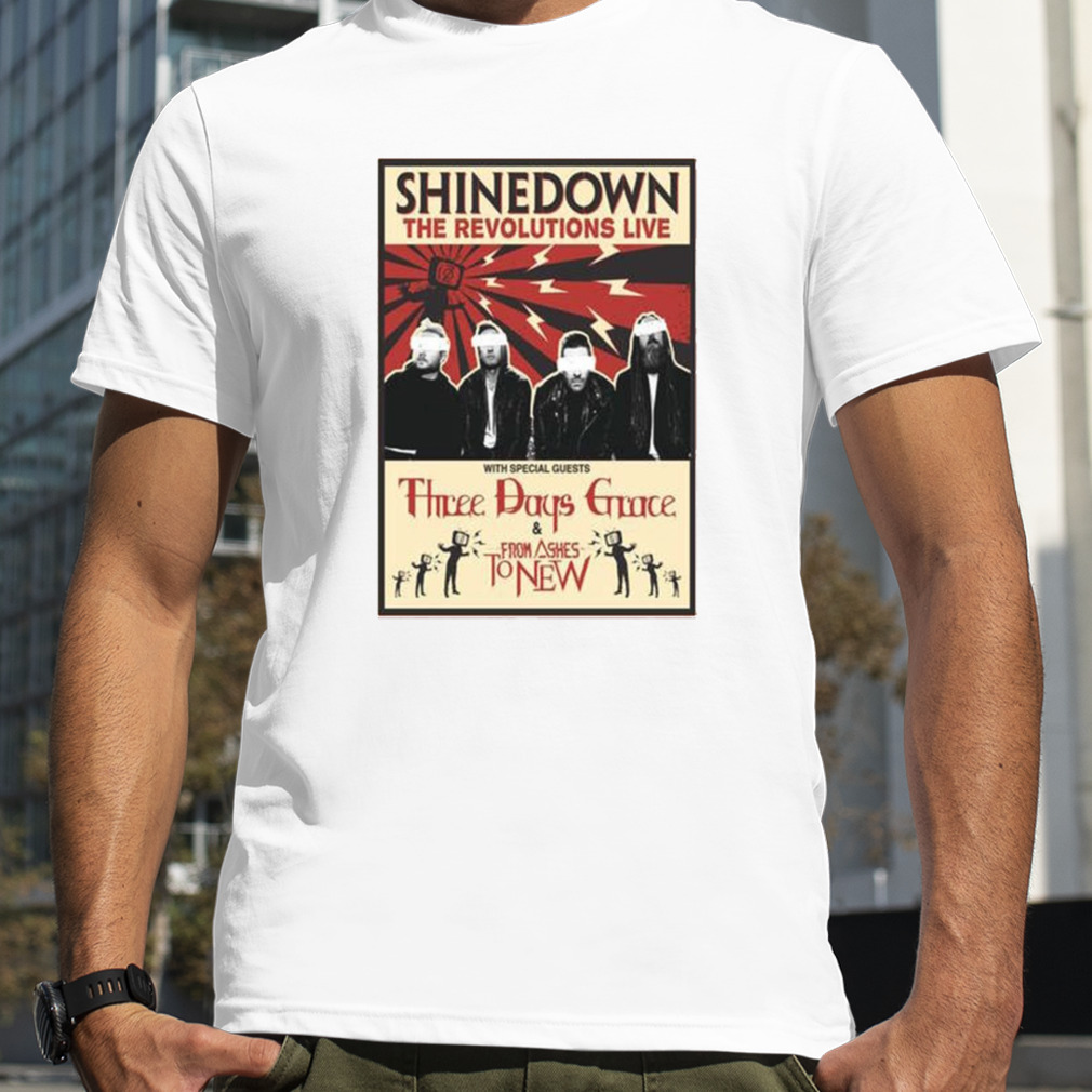 Shinedown Three Days Grace and From Ashes to New U.S shirt