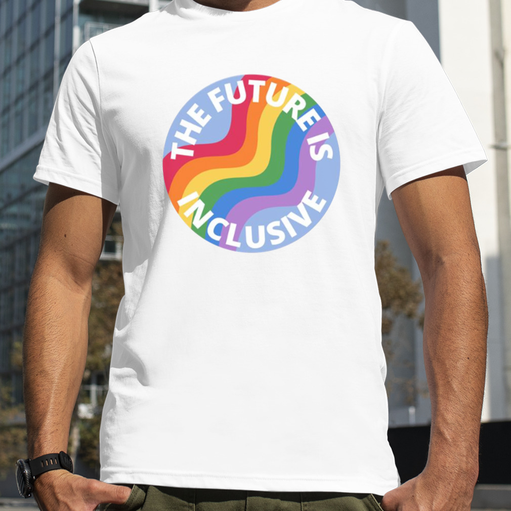 The Future Is Inclusive Pride Rainbow Blue shirt
