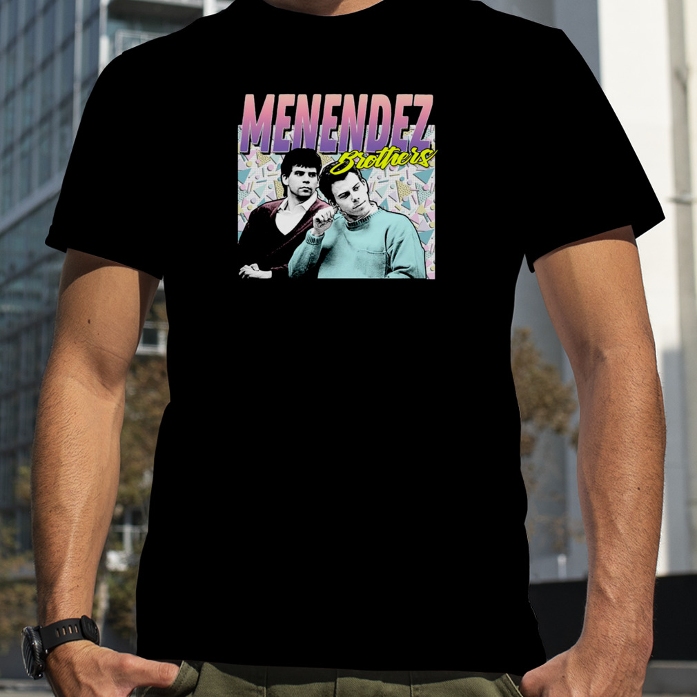 The Menendez Brothers 90s Styled Retro Graphic Design shirt