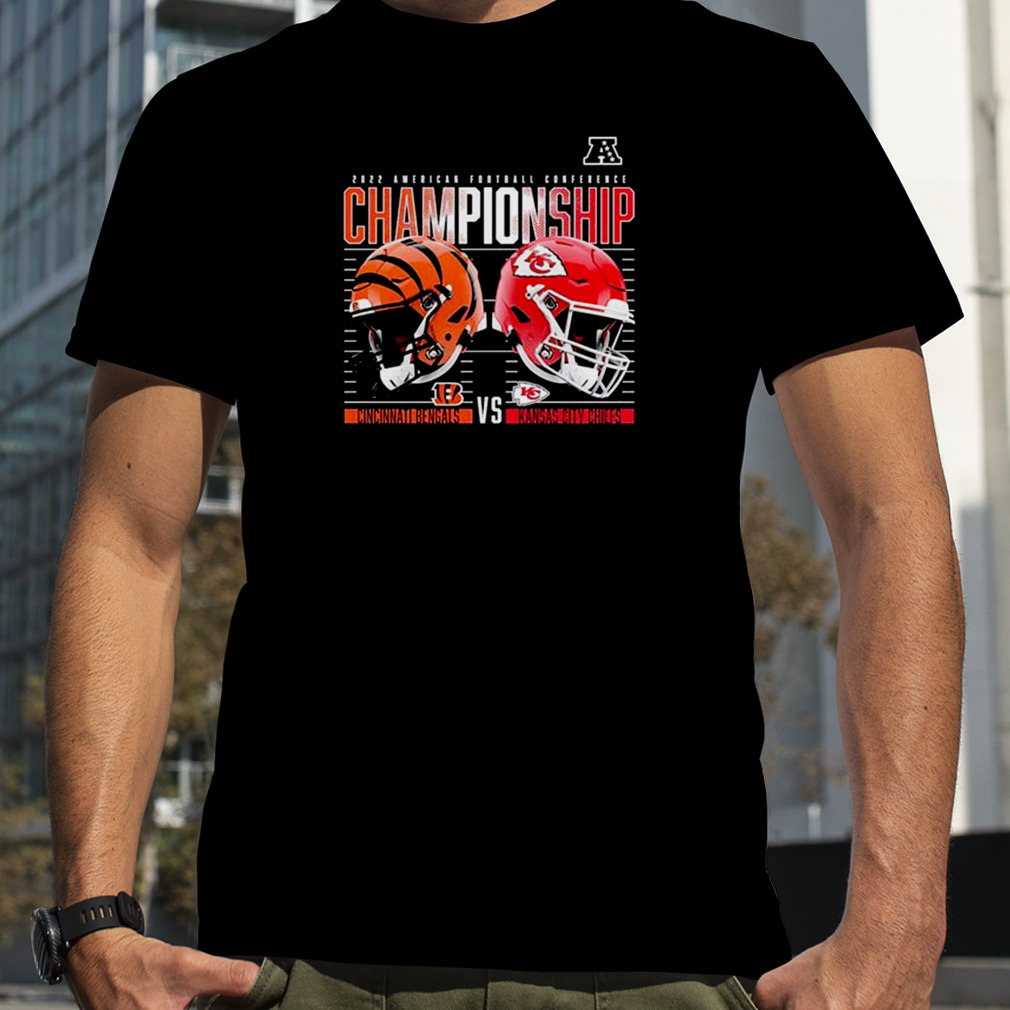 Cincinnati Bengals vs. Kansas City Chiefs 2022 AFC Championship T-shirt