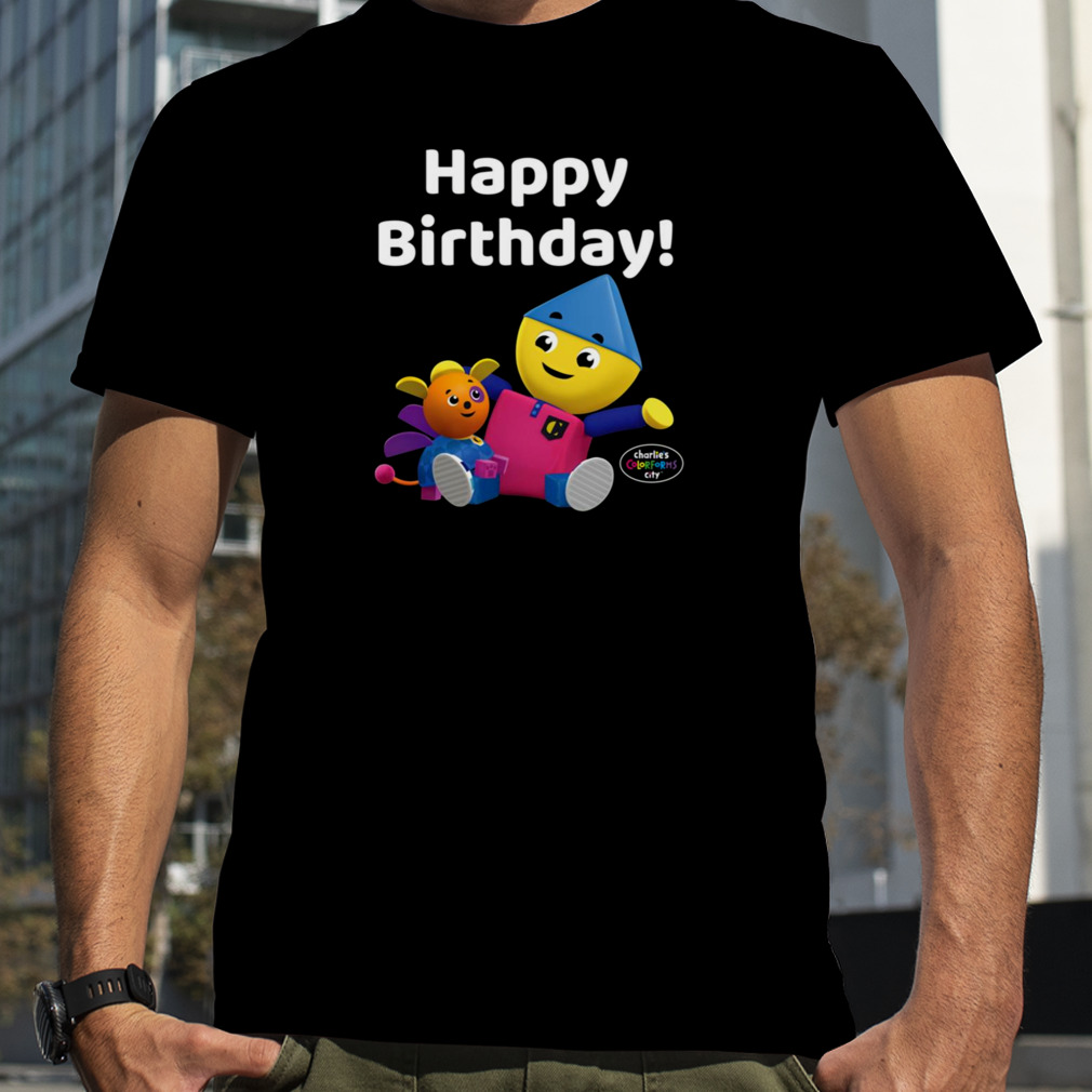 Happy Birthday Charlie’s Colorforms City shirt
