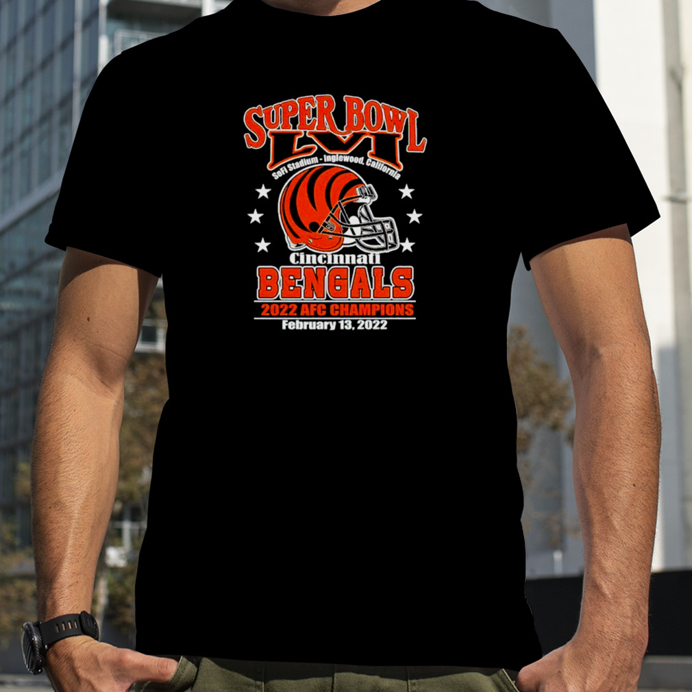 Superbowl LVI Cincinnati Bengals 2022 AFC Champions shirt