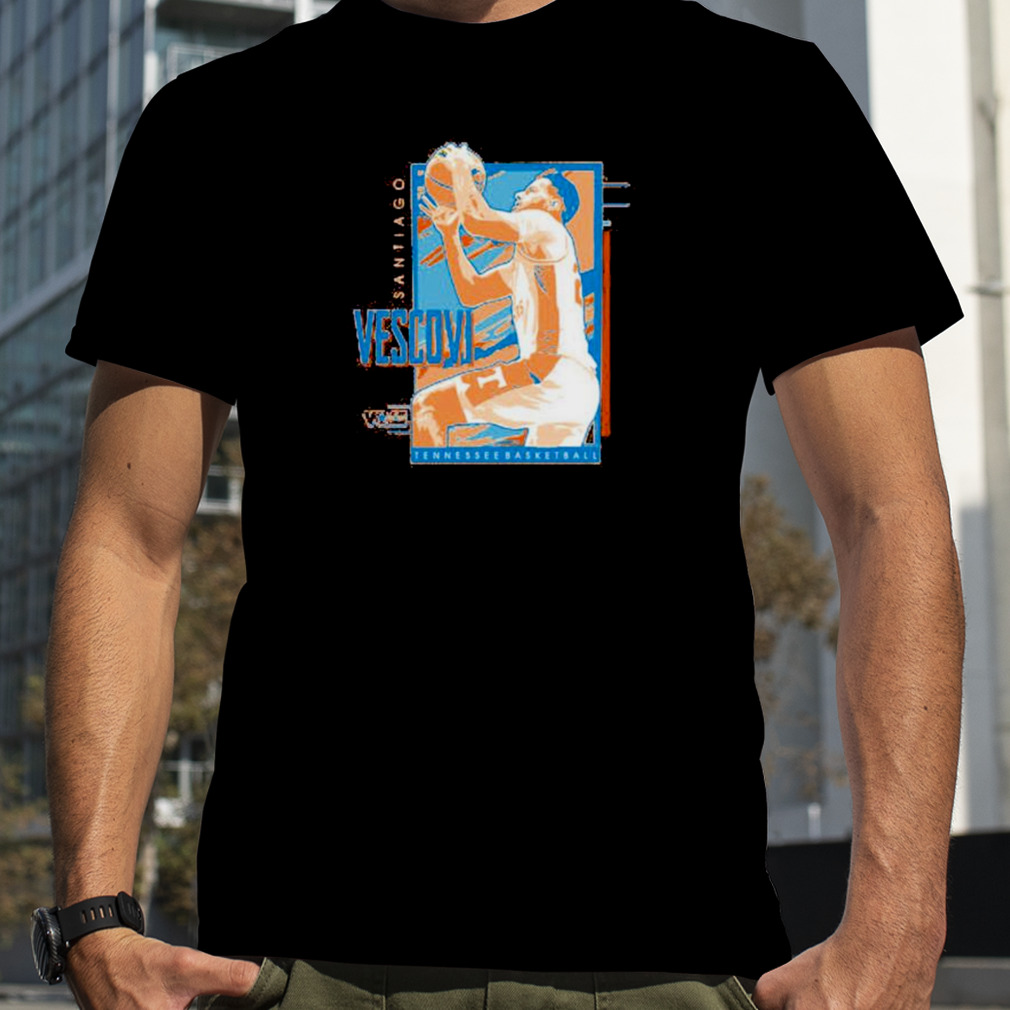 santiago Vescovi Tennessee Volunteers basketball shirt