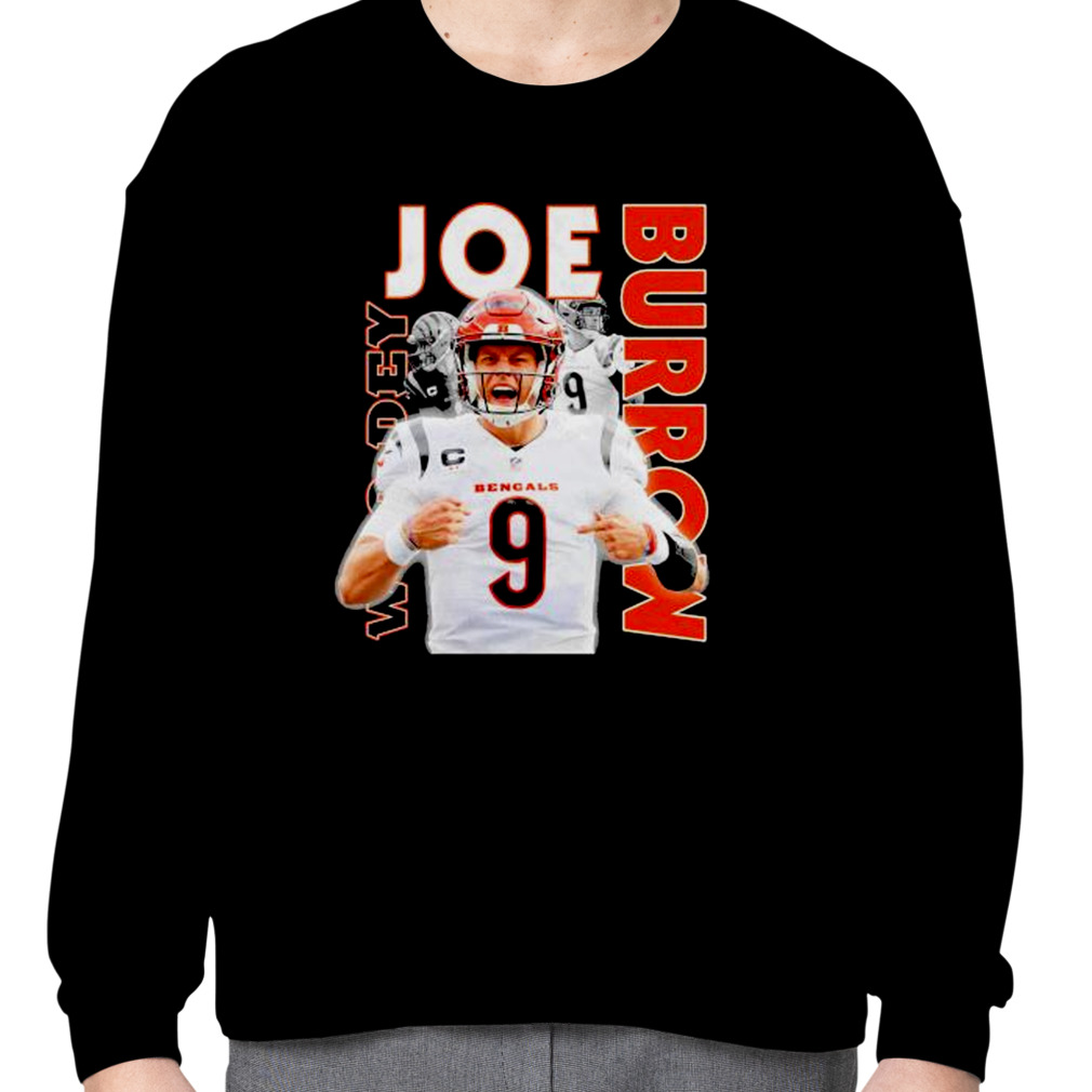 Joe Burrow Number 9 Jersey Cincinnati Bengals Insp Hoodie