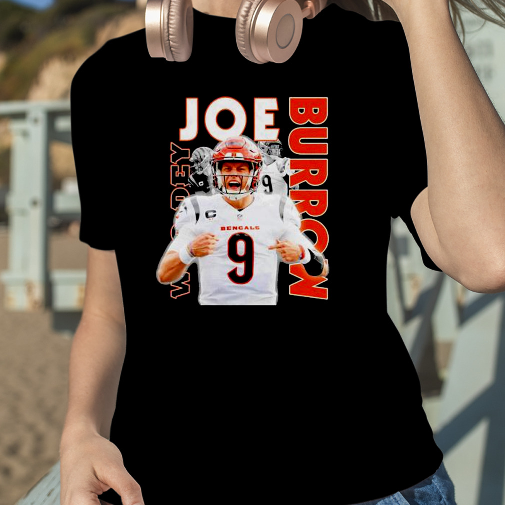 Official joe burrow 9 funny Joe burrow shrug shirt, hoodie