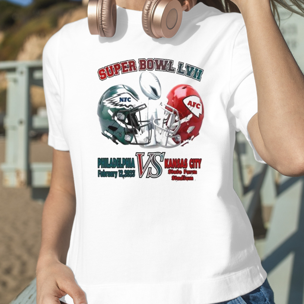 Super Bowl 2023 T-shirt, Super Bowl LVII T-shirt,Philadelphia vs