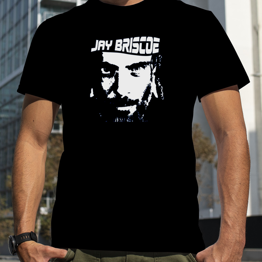 Black And White Portrait Jay Briscoe shirt