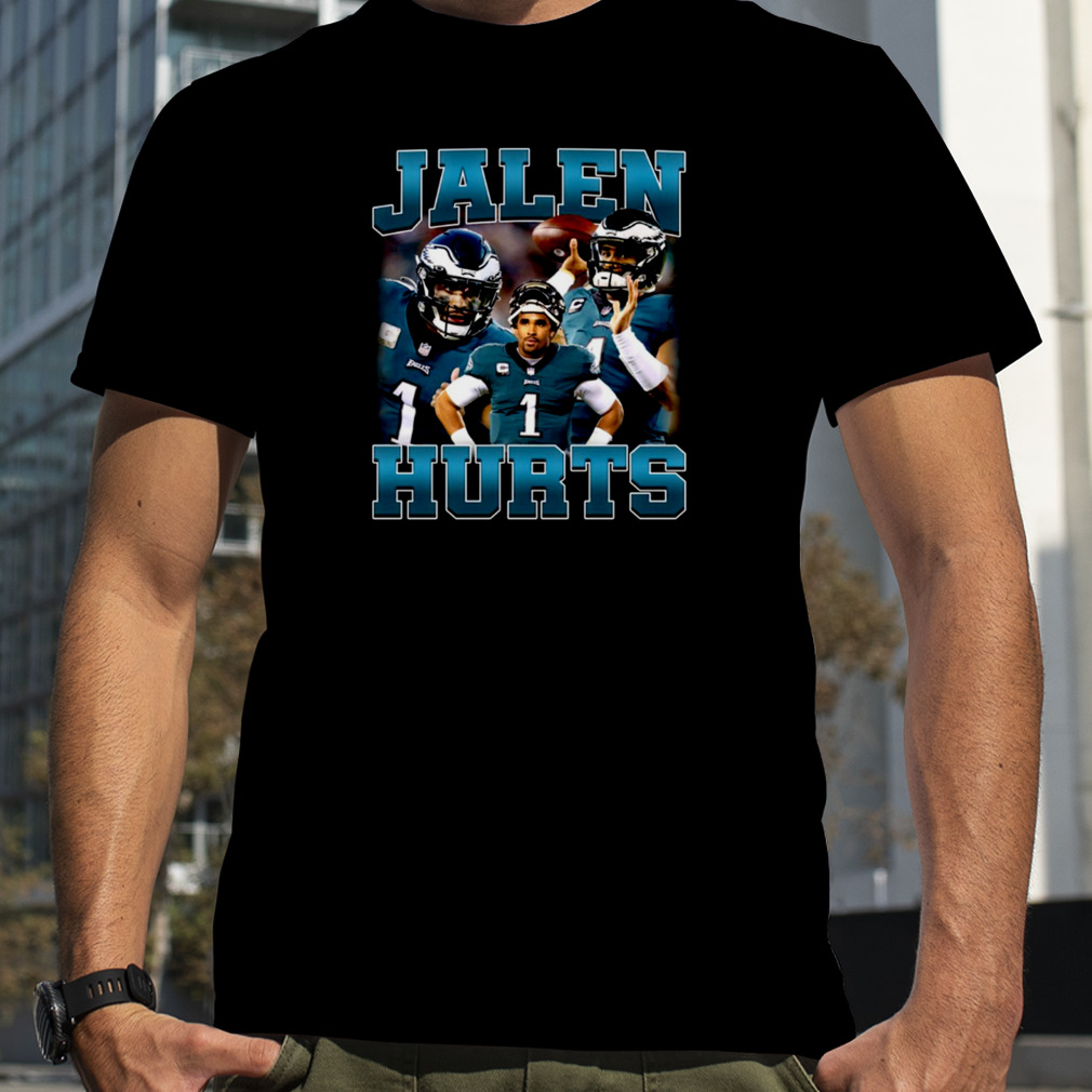 Philadelphia Eagles Jalen Hurts B00tleg Syles T-Shirt Funny Vintage Gift  For Men