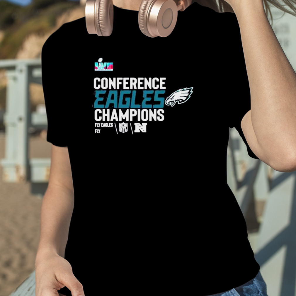 Fly Eagles Fly Conference Champions Philadelphia Eagles Shirt Ladies Tee