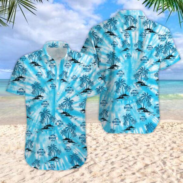 3D Tie Dye Litmus-busch Light Bud Unisex Hawaiian Shirts
