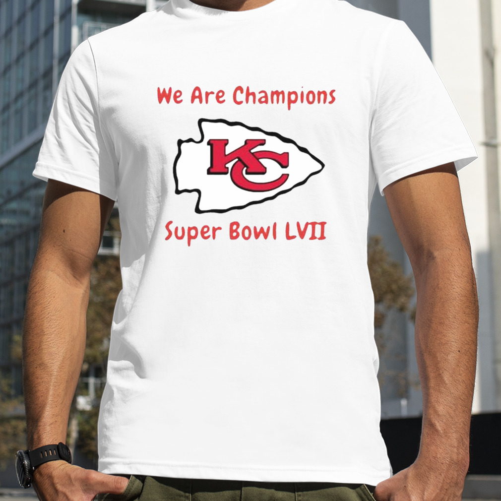 we are champions super boel LVII Kansas City Chiefs shirt