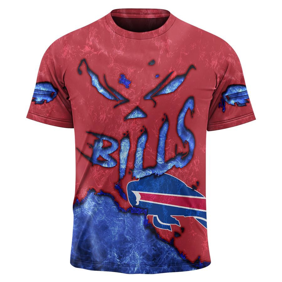 Buffalo Bills T-shirt 3D devil eyes gift for fans