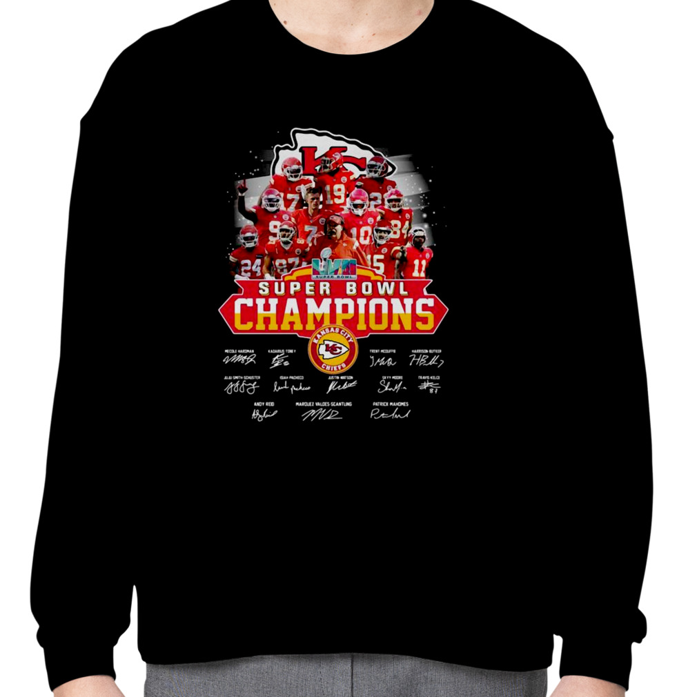 Kansas City Chiefs Super Bowl LviI Champions Logo 2023 T-Shirt - Hersmiles