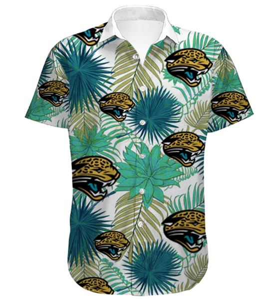 Jacksonville Jaguars Teal Yellow Hawaiian Shirt And Short - Tagotee