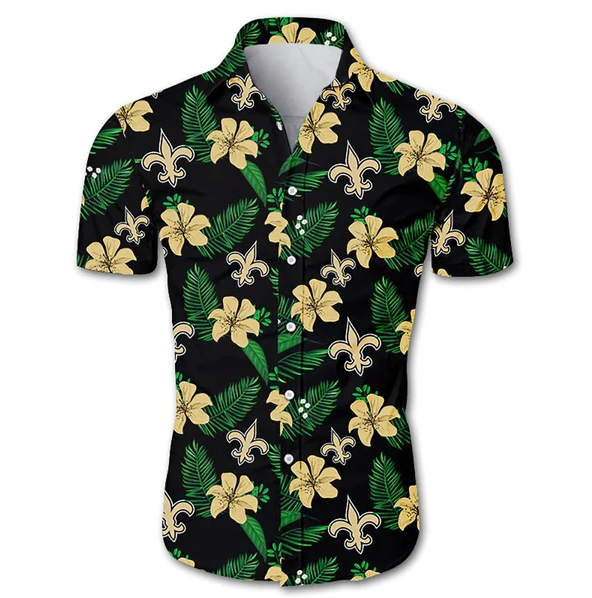 New Orleans Saints Hawaiian Shirt, Hawaiian Shirts For Men,Aloha Shirt -  Muranotex Store