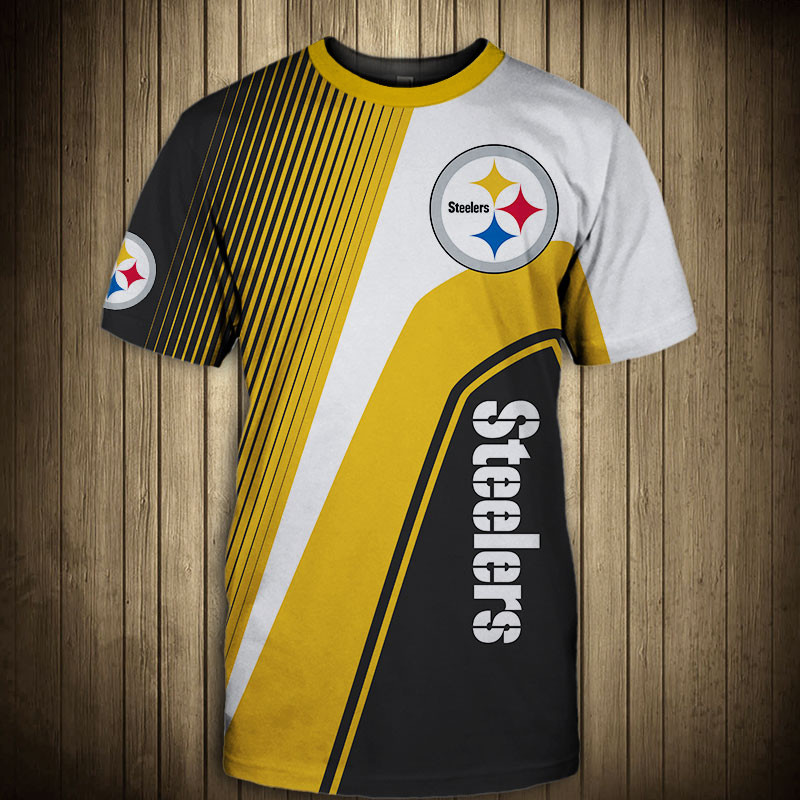 Pittsburgh Steelers T-shirt 3D Short Sleeve O Neck gift for fan NFLs