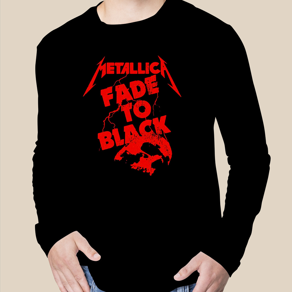 metallica fade to black t shirt