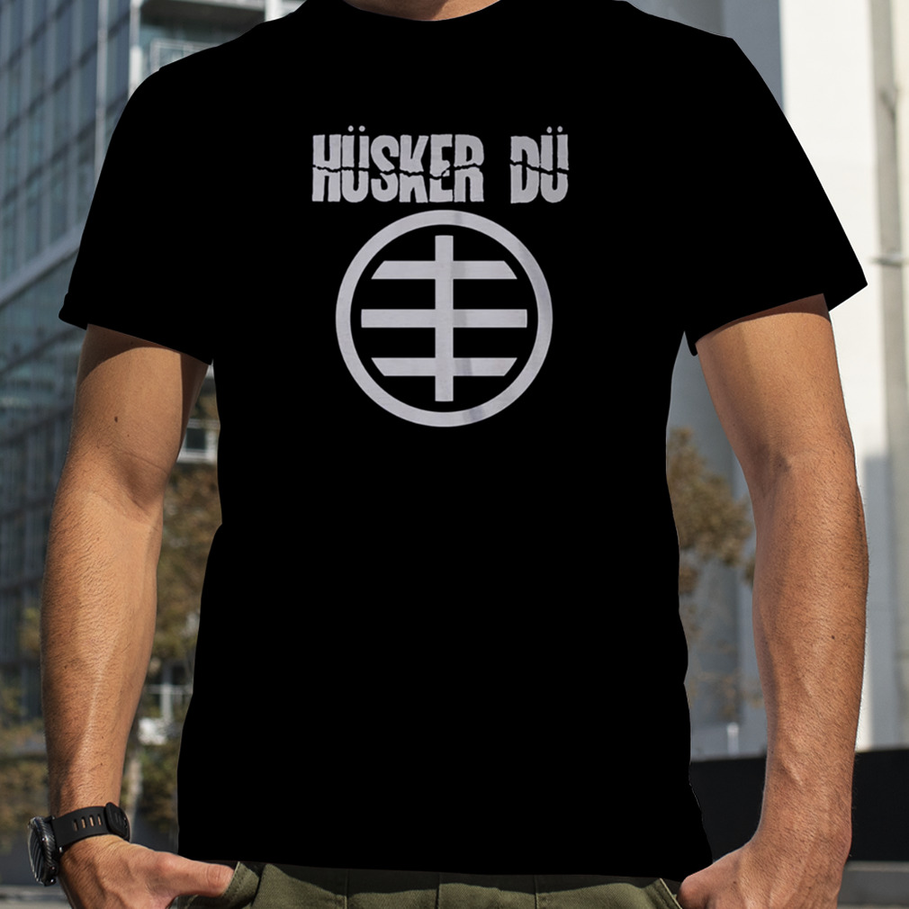 Blue Husker Du Circle Logo shirt