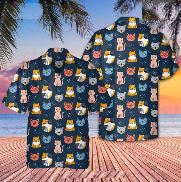 Cats Lover Hawaiian Beach Tropical Hawaii Shirt