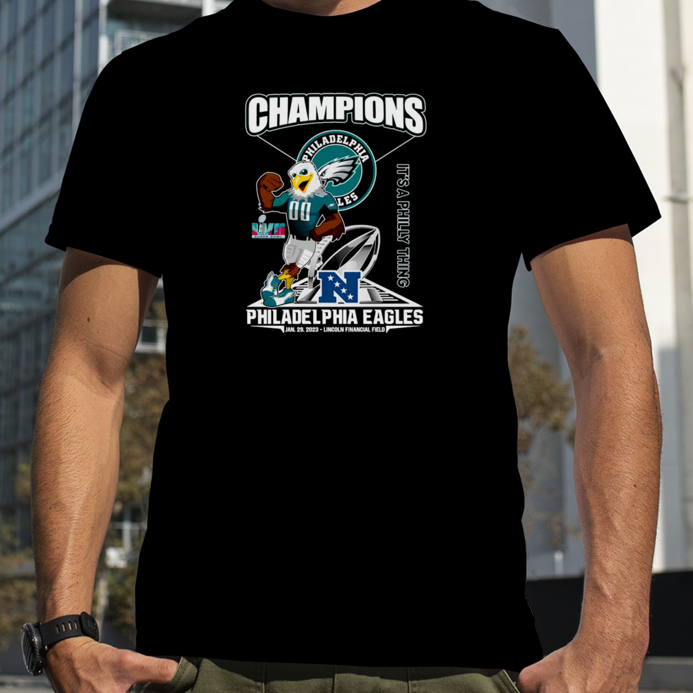 Philadelphia Eagles 2023 Nfc Champions Super Bowl T-shirt - TeeUni