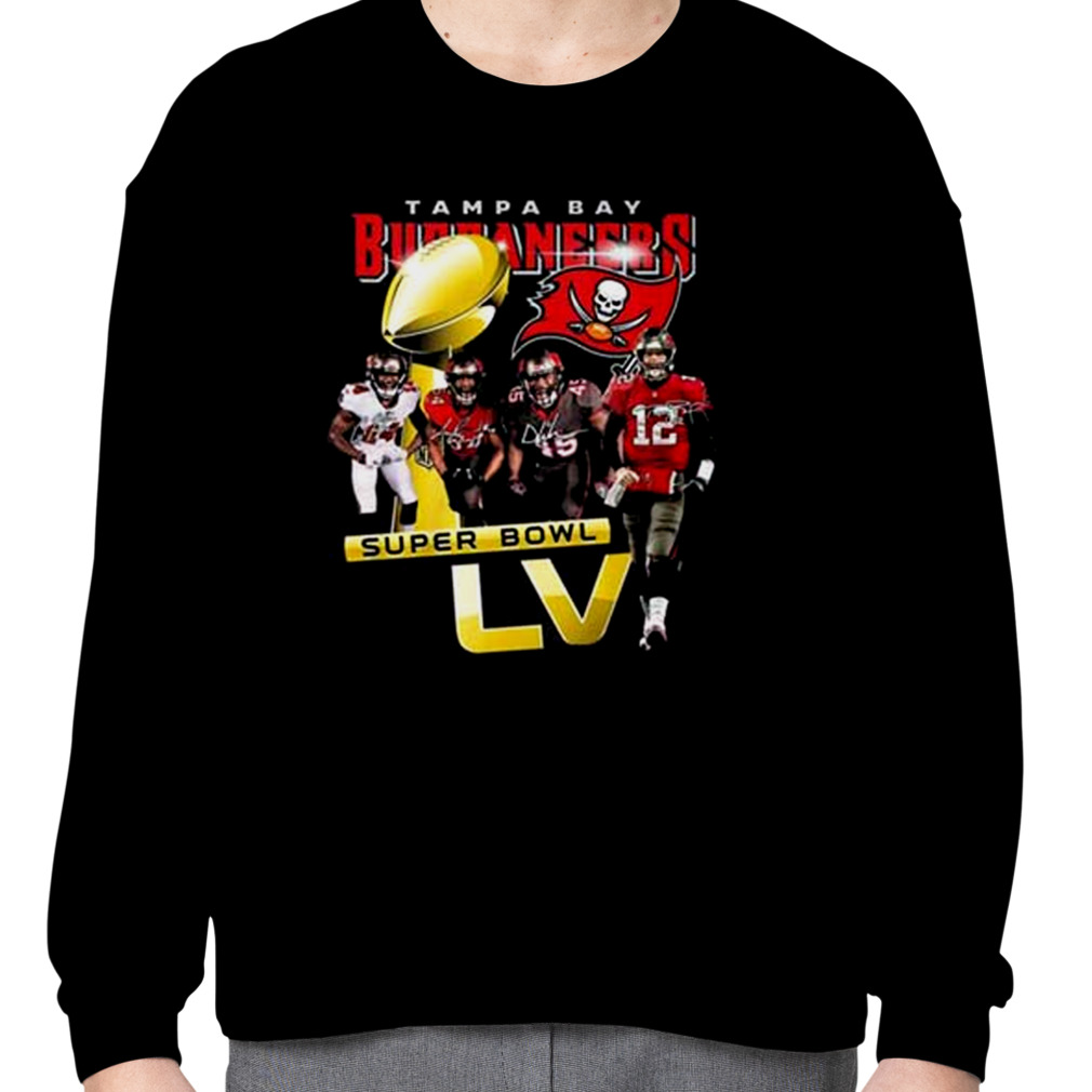 Tampa bay buccaneers super bowl lvi signatures shirt, hoodie