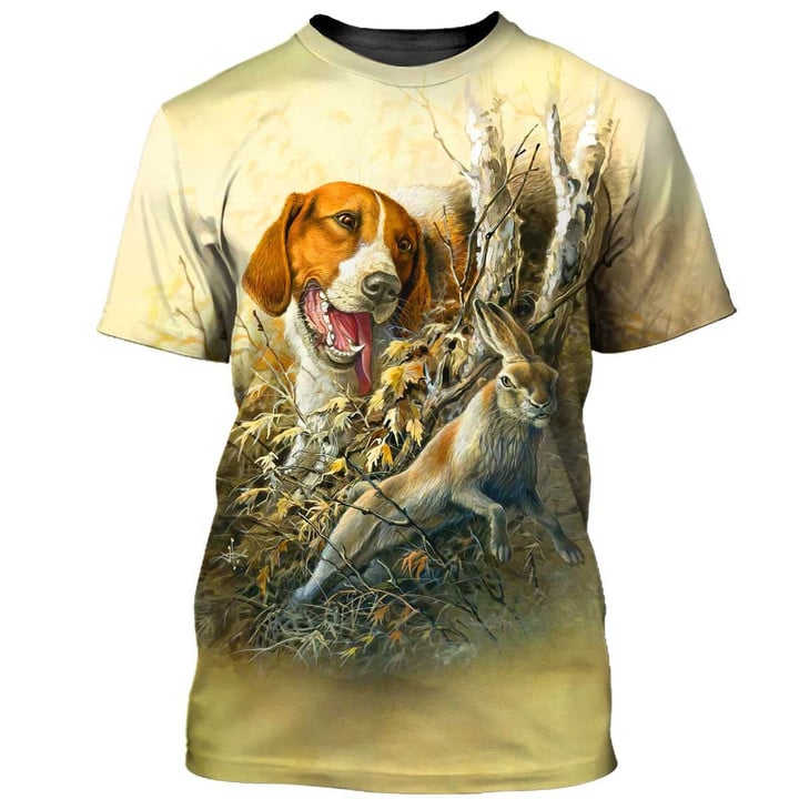 Beagle Rabbit Hunting Beagle Dog T-Shirt