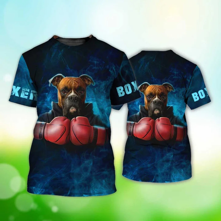 Boxer Boxing Dog T-Shirt