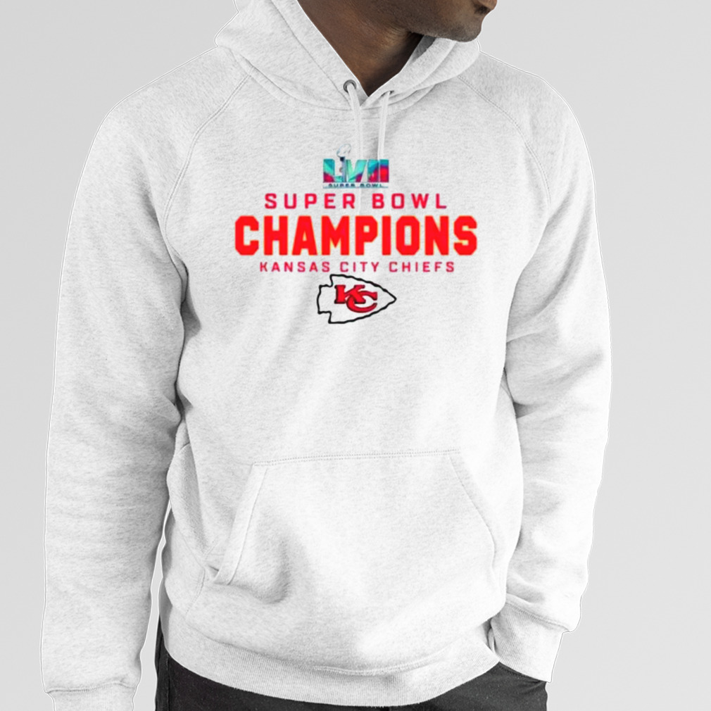 Men's Kansas City Chiefs 2023 Super Bowl LVII 57 Champions Tee Shirt Hoodie  S-5X