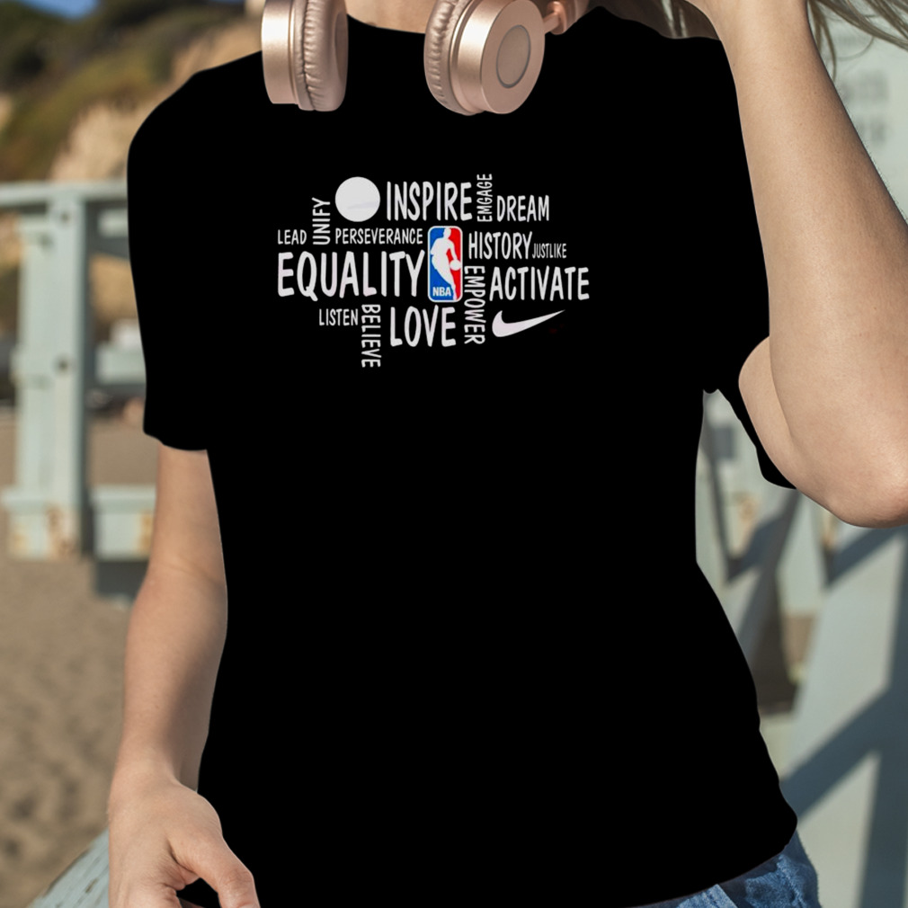 annuleren het is mooi T NBA Black History Month Inspire Dream Equality Shirt