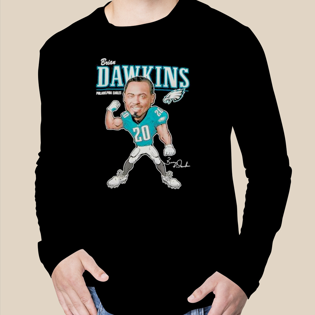 Caricatures Tee Philadelphia Eagles Brian Dawkins Super Bowl Shirt