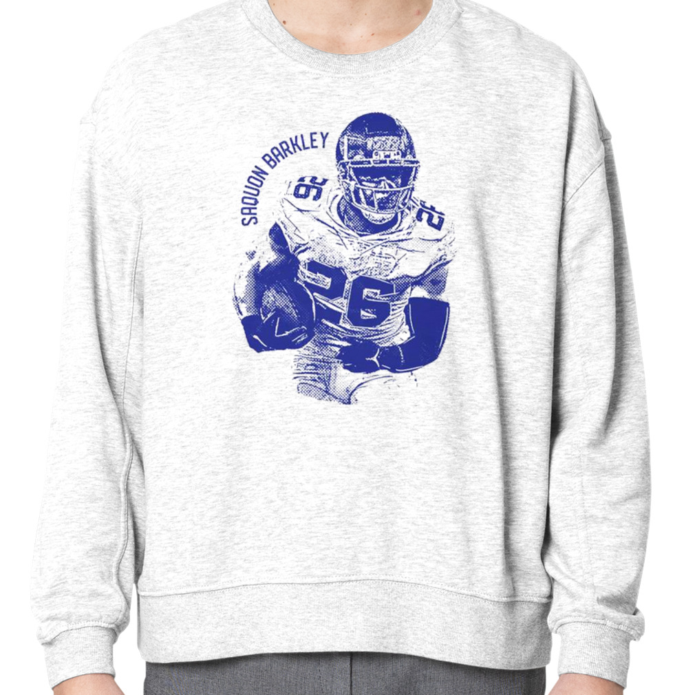 Saquon Barkley New York Vintage Mono Football Shirt