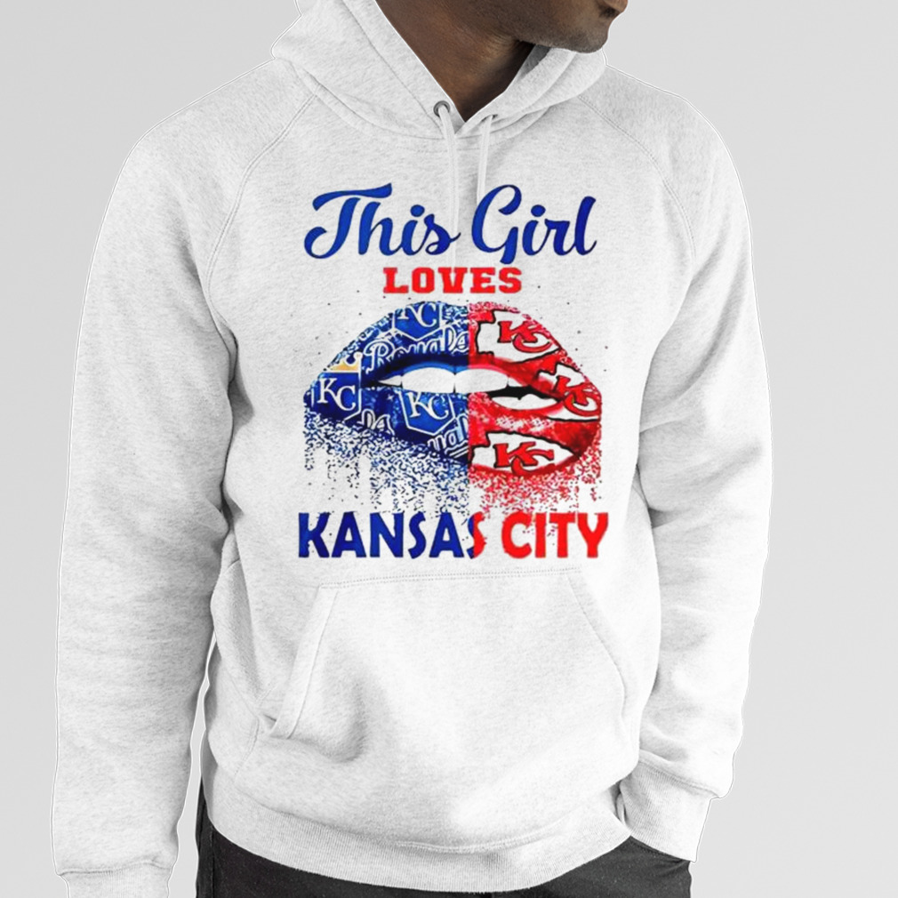 Top Sexy Lips half KC Royals half KC Chiefs rhinestone shirt - T-Shirt AT  Fashion Store