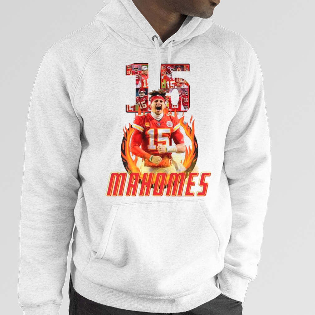 Men's Patrick Mahomes Jersey Print Scrub Top